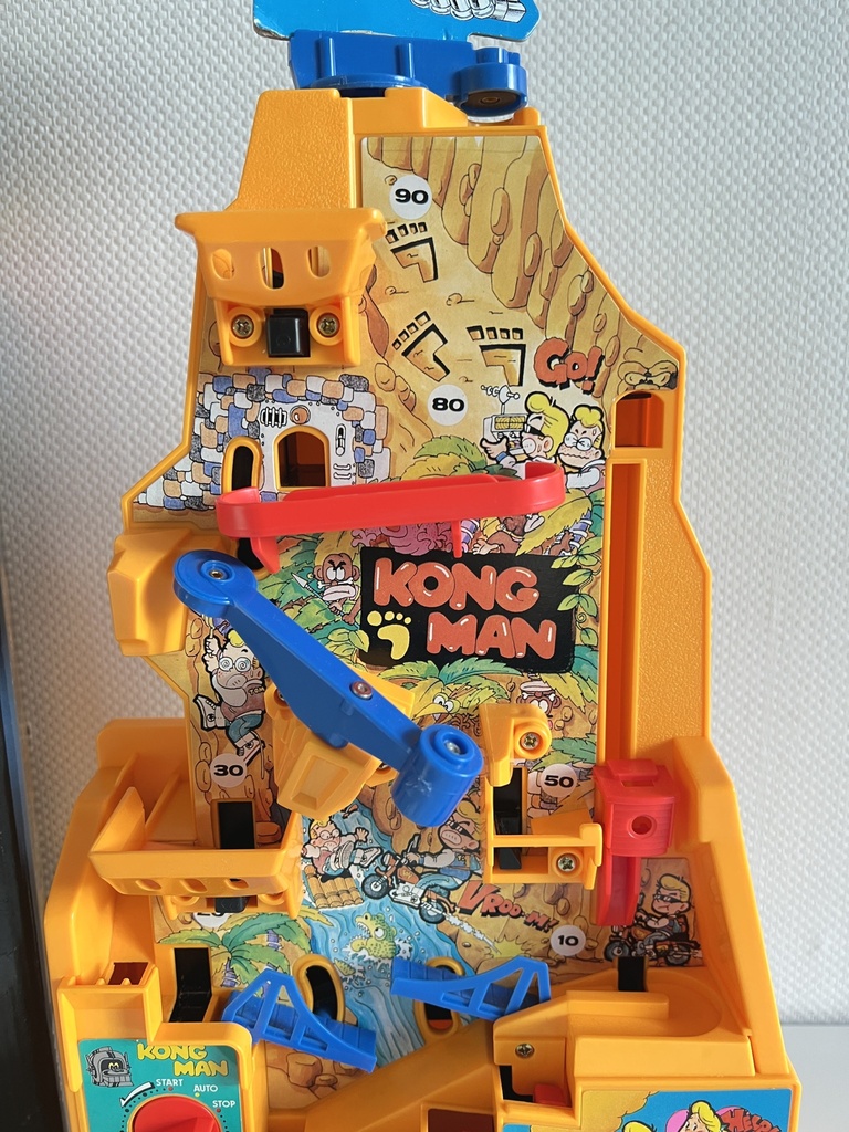 Tomy Kongman Jeu Vintage 1970 – Boîte Abîmée – Incomplet (Manque Kong En Carton)